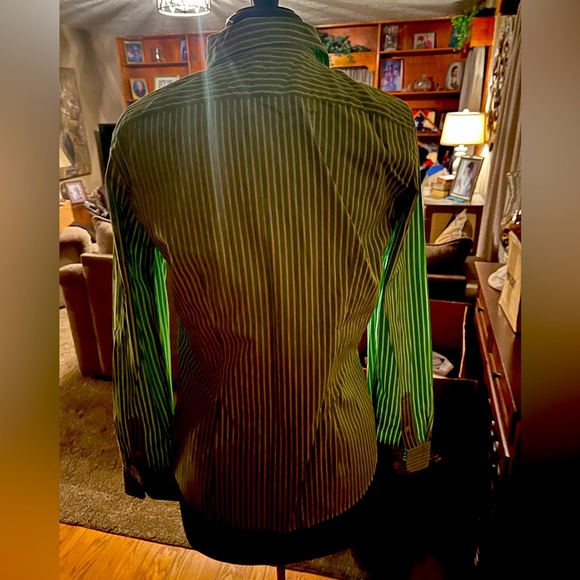 Ralph Lauren Women’s Button Up Ruffle Accent - Picture 2 of 3